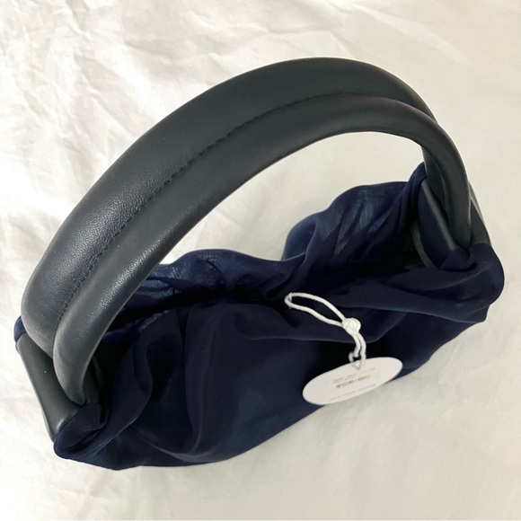 STAUD Navy Felix (Mesh) Bag NWT - Picture 4 of 7